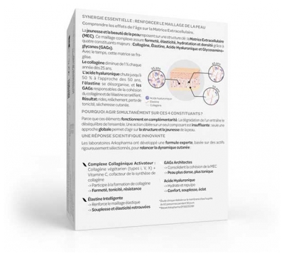 Arkopharma Collagène + Dermo-Restructurant Capital Anti-Âge 8 Actions 30 Jours 60 Gélules