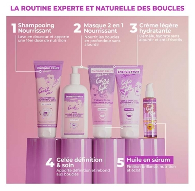 Energie Fruit Curl Gloss SOS Huile en Sérum Brillance pour Cheveux Bouclés 75 ml
