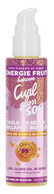 Energie Fruit Curl Gloss SOS Huile en Sérum Brillance pour Cheveux Bouclés 75 ml