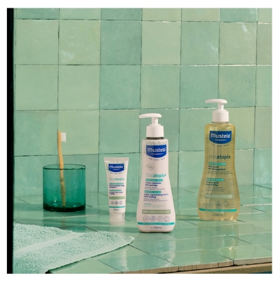 Mustela Stelatopia Crème Émolliente Visage Peau à Tendance Atopique 40 ml