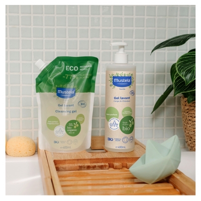 Mustela Gel Lavant Certifié Bio 400 ml