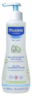 Mustela Eau Nettoyante Sans Rinçage à l'Avocat Bio 300 ml