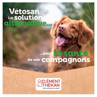 Clément Thékan Vétosan Mousse Lavante Sans Rinçage Chats et Chienss 150 ml