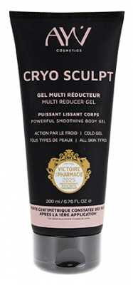 AYV Cosmetics Cryo Sculpt Gel Multi Réducteur Puissant Lissant Corps 200 ml