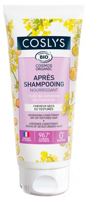 Coslys Après Shampoing Nourrissant Cheveux Secs ou Texturés Bio 200 ml