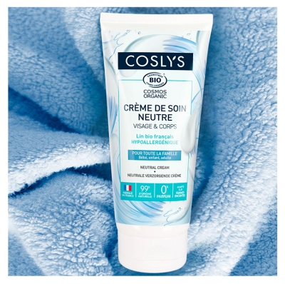 Coslys Crème de Soin Neutre Corps & Visage Bio 200 ml