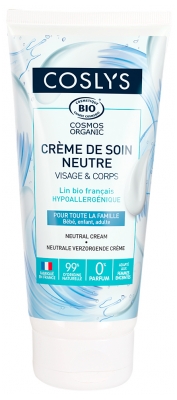 Coslys Crème de Soin Neutre Corps & Visage Bio 200 ml