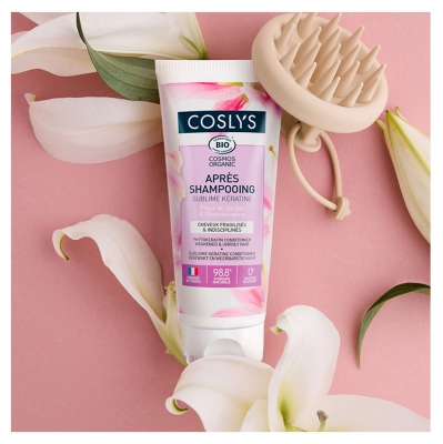 Coslys Après Shampoing Sublime Kératine Cheveux Fragilisés & Indisciplinés Bio 200 ml