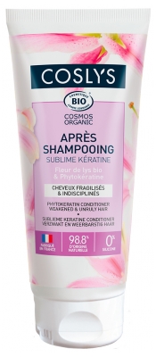 Coslys Après Shampoing Sublime Kératine Cheveux Fragilisés & Indisciplinés Bio 200 ml