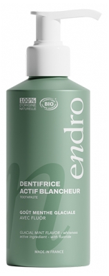 Endro Dentifrice Actif Blancheur Goût Menthe Glaciale Bio 175 g