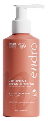 Endro Dentifrice Enfants Goût Fruits Rouges Bio 175 g