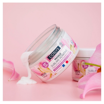 Coslys Masque Sublime Kératine Cheveux Fragilisés & Indisciplinés Bio 250 ml