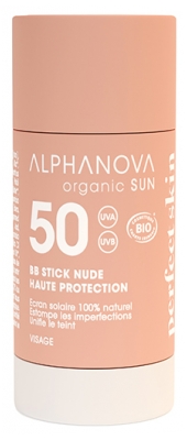Alphanova Sun Perfect Skin BB Stick Haute Protection UVA UVB SPF50 Bio 15 g