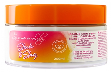 Les Secrets de Loly Baume Soin 2en1 Fixation Longue Tenue Sleek & Slay 200 ml