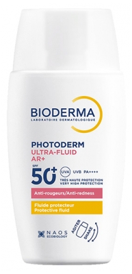 Bioderma Photoderm Ultra-Fluid AR+ Anti-Rougeurs Peaux Réactives SPF50+ 40 ml