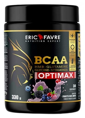 Eric Favre BCAA Optimax 330 Grammes - Arôme : Fruits des Bois