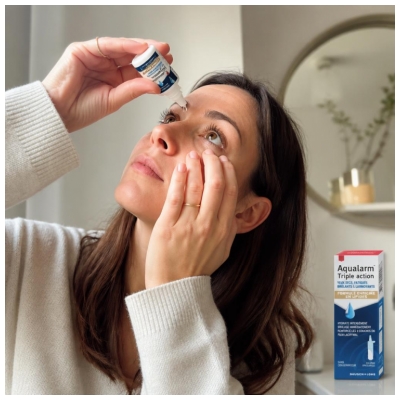 Bausch + Lomb Aqualarm Triple Action Nuit Yeux 10 ml
