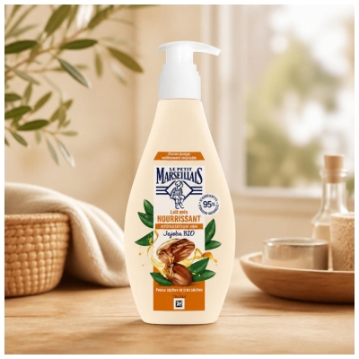 Le Petit Marseillais Lait Soin Nourrissant Hydratation 48H 250 ml