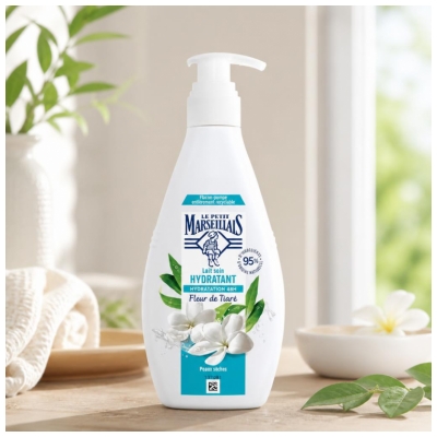 Le Petit Marseillais Lait Soin Hydratant 48H Peaux Sèches 250 ml