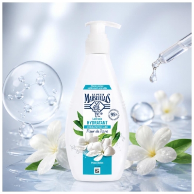 Le Petit Marseillais Lait Soin Hydratant 48H Peaux Sèches 250 ml
