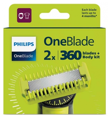 Philips OneBlade 360 2 Lames + Body Kit