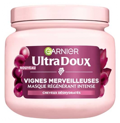 Garnier Ultra Doux Vignes Merveilleuses Masque Régénérant Intense Cheveux Déshydratés 340 ml