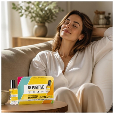 Be Positive Coffret Eau de Parfum Love Vanille Bio 50 ml + 15 ml Offert