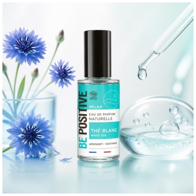 Be Positive Coffret Eau de Parfum Relax Thé Blanc Bio 50 ml + 15 ml Offert