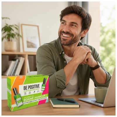 Be Positive Coffret Eau de Parfum Energy Cédrat Dynamisant Bio 50 ml + 15 ml Offert