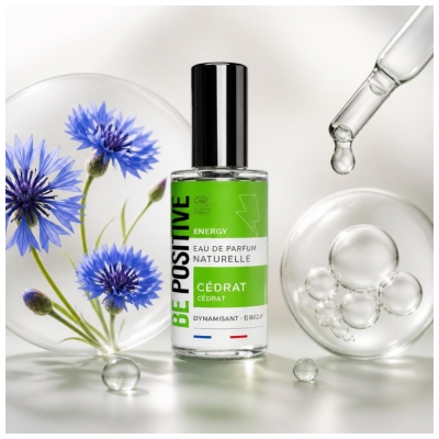 Be Positive Coffret Eau de Parfum Energy Cédrat Dynamisant Bio 50 ml + 15 ml Offert