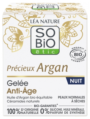 Léa Nature SO BIO étic Précieux Argan Gelée Anti-Âge Nuit Biologique 40 ML
