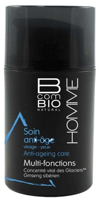 BcomBIO Homme Soin Anti-Âge Visage et Yeux 50 ml