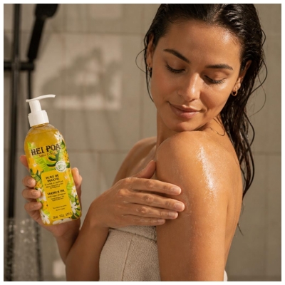 Hei Poa Huile de Douche au Monoï de Tahiti 250 ML