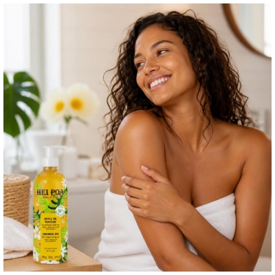 Hei Poa Huile de Douche au Monoï de Tahiti 250 ML