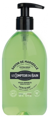 Le Comptoir du Bain Savon de Marseille Verveine Extra Doux 500 ml