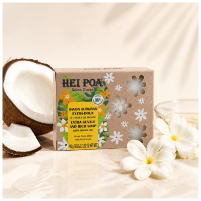 Hei Poa Savon Surgras Extra-Doux 100 Grammes