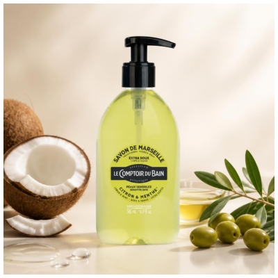 Le Comptoir du Bain Savon de Marseille Extra Doux 500 ml