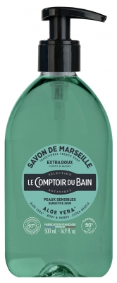 Le Comptoir du Bain Savon de Marseille Aloe Vera Extra Doux 500 ml