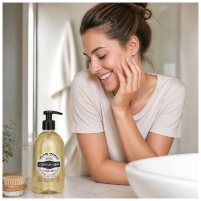 Le Comptoir du Bain Savon de Marseille Surgras Sans Parfum 500 ml
