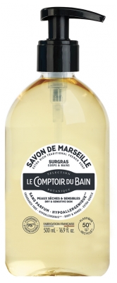 Le Comptoir du Bain Savon de Marseille Surgras Sans Parfum 500 ml
