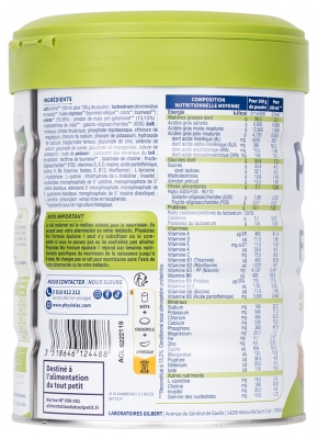 Physiolac Bio Fe 1 800 g Certbio