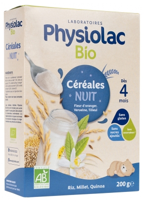 Physiolac Bio Céréales Nuit 200 g