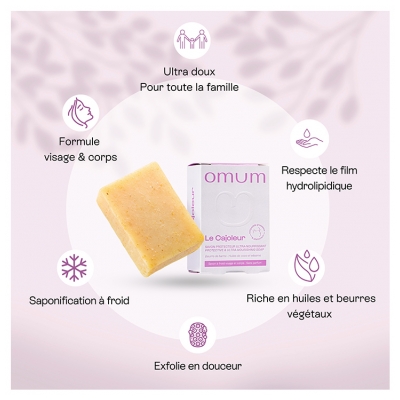 Omum Le Cajoleur Savon Ultra Nourrissant Bio 100 g