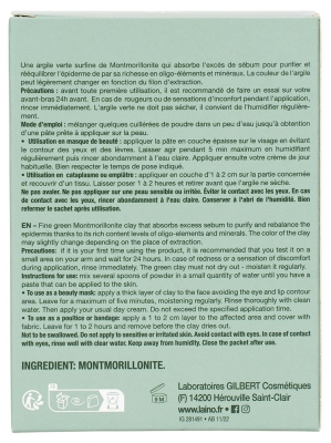 Laino Argile Verte Surfine Purifie & Rééquilibre 300 g