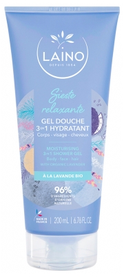 Laino Gel Douche 3 en 1 Sieste Relaxante Tube 200 ml