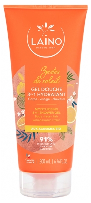 Laino Gel Douche 3 en 1 Agrumes - Zestes de Soleil 200 ml