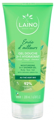 Laino Gel Douche 3en1 Hydratant Thé Vert 200 ML