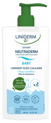 Neutraderm Baby Liniment Oleo-Calcaire Bio Flacon-Pompe 480 ml