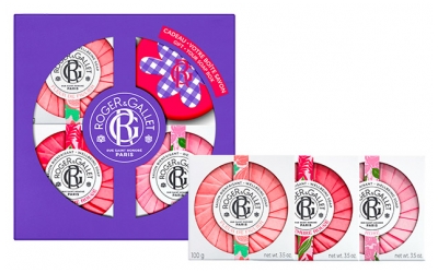 Roger & Gallet Coffret Trio Savons Bienfaisants & Boîte Savon Cadeau