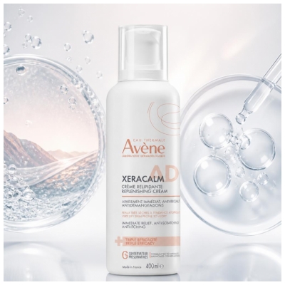 Avène XeraCalm AD Crème Relipidante Peaux Très Sèches à Tendance Atopique 400 ml